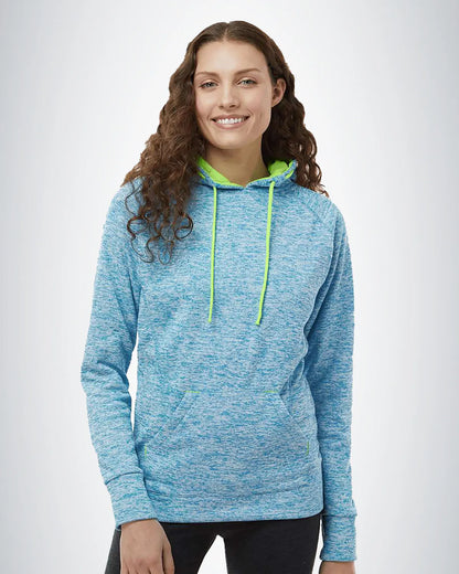 J. America 8616 Women Cosmic Fleece Hooded Sweatshirt