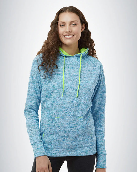 J. America 8616 Women Cosmic Fleece Hooded Sweatshirt