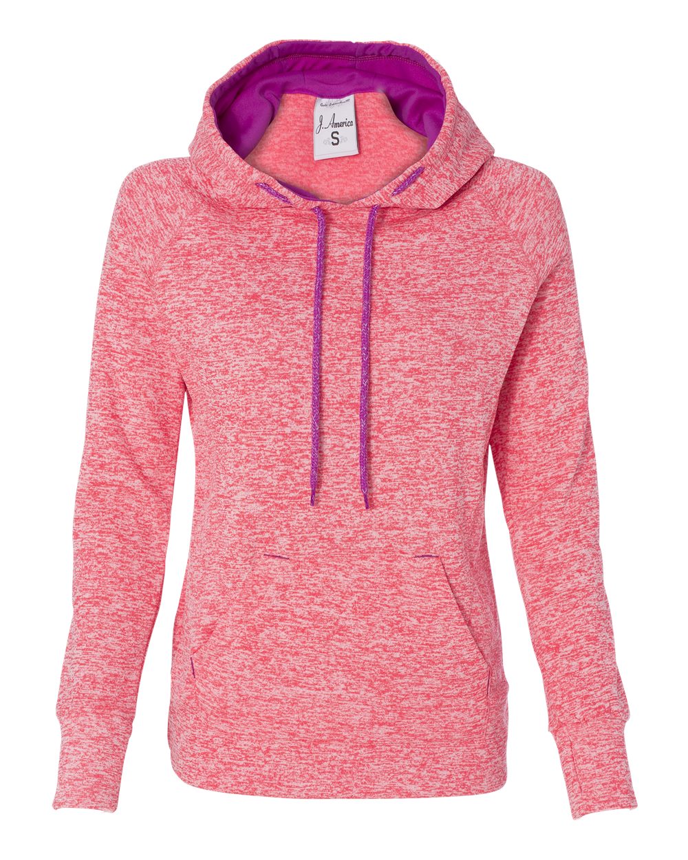 J. America 8616 Women Cosmic Fleece Hooded Sweatshirt