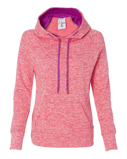 J. America 8616 Women Cosmic Fleece Hooded Sweatshirt