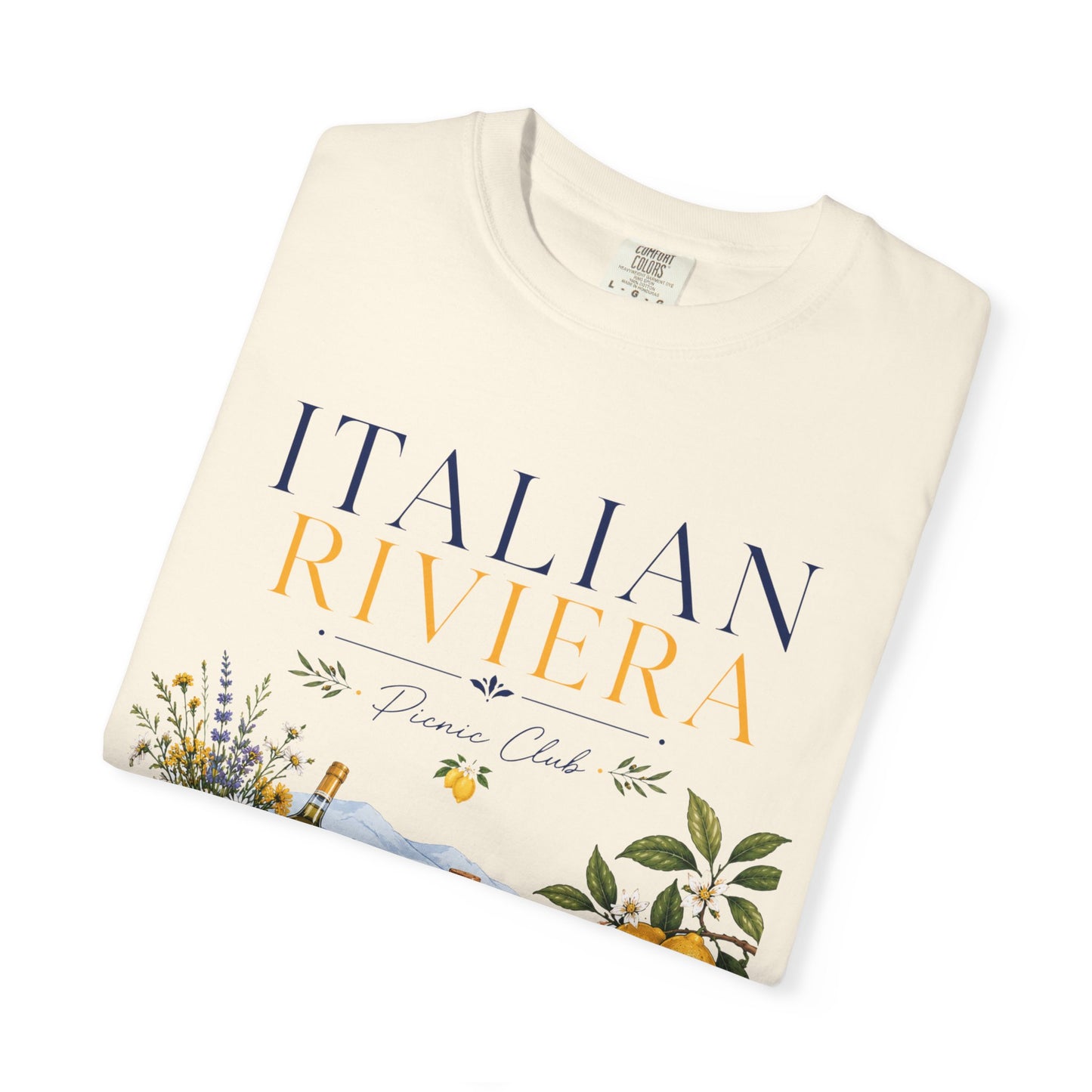 Italian Riviera Picnic Club – Al Fresco Luxury | Premium Summer Tee