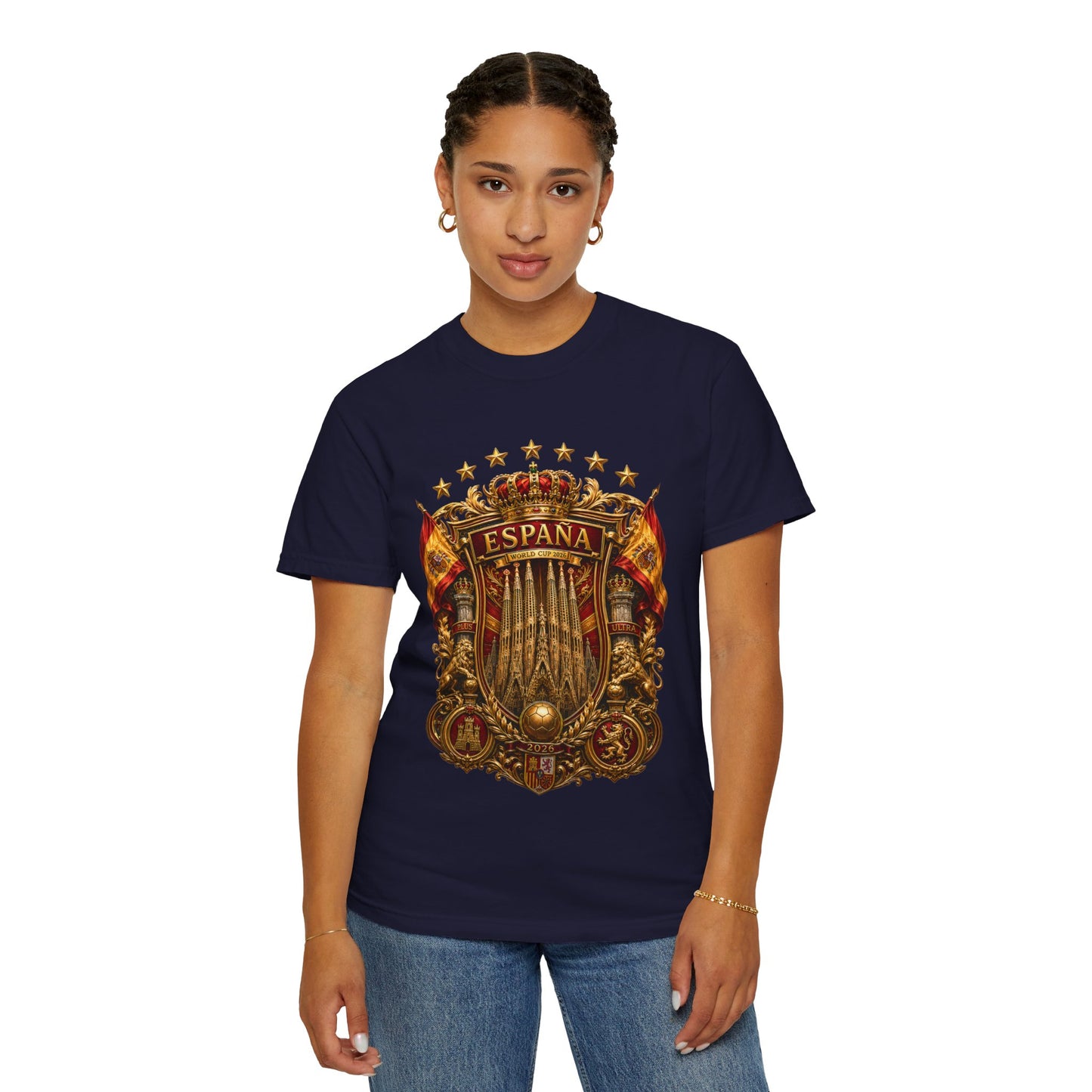 Spain Football World Cup 2026 'Catedral Imperial' Heritage Shield | Premium Graphic Tee