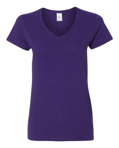 Gildan Fashion 5V00L Heavy Cotton Ladies T Shirt (Heather Purple, Large)