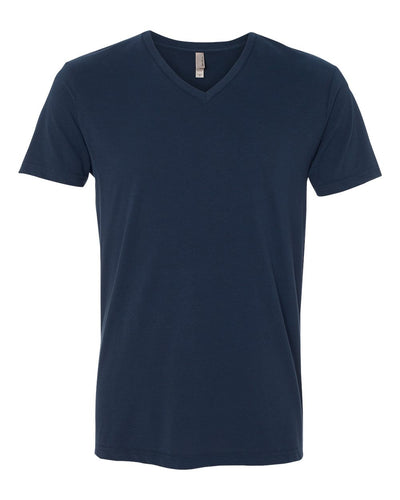 Next Level Men's Premium Sueded Short Sleeve t-V-Neck T-Shirt, M, MIDNIGHT NAVY