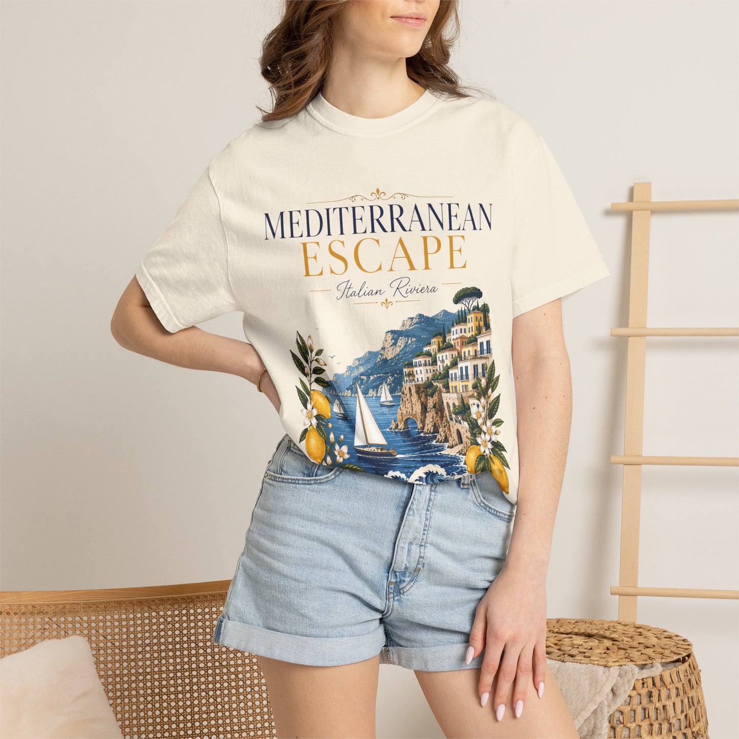 Mediterranean Escape – Italian Riviera | Premium Summer Tee