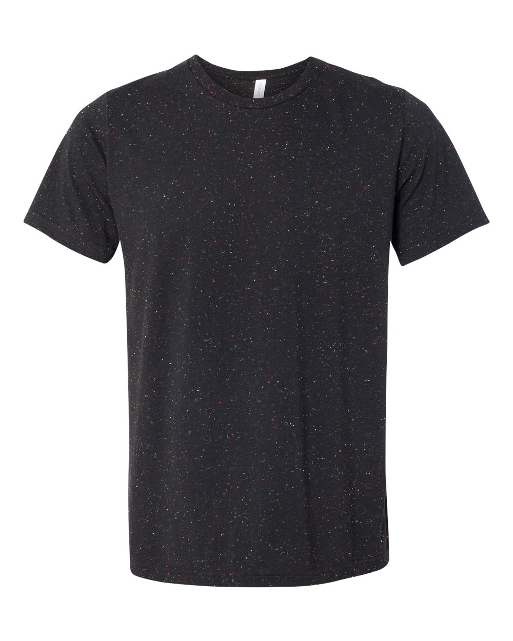 Bella Canvas Unisex Poly-Cotton Short-Sleeve T-Shirt (3650)- Black Speckled,S