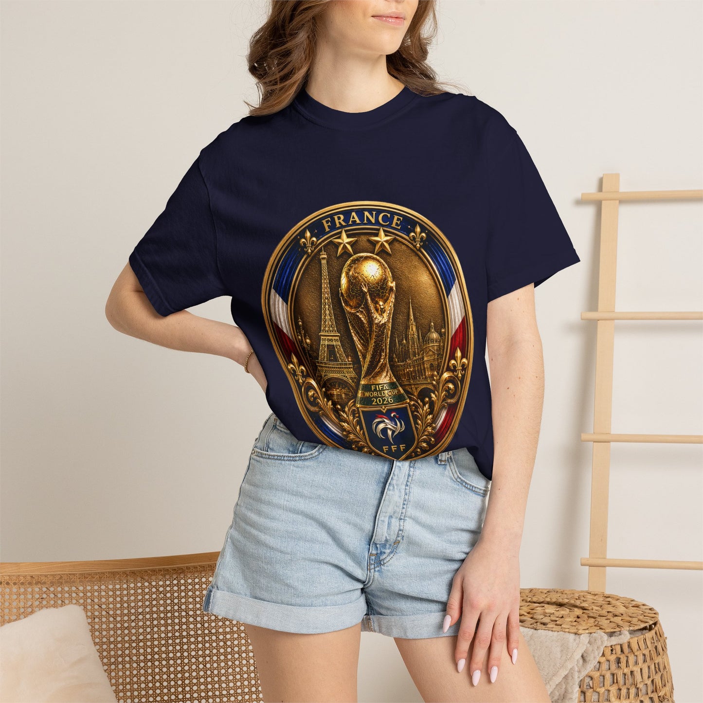 France Football World Cup 2026 Sovereign Arch Medallion – Imperial Glory | Premium Graphic Tee