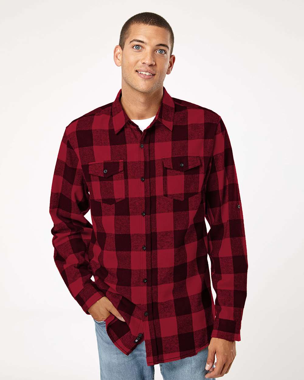 Men's Yarn-Dyed Flannel Shirt
