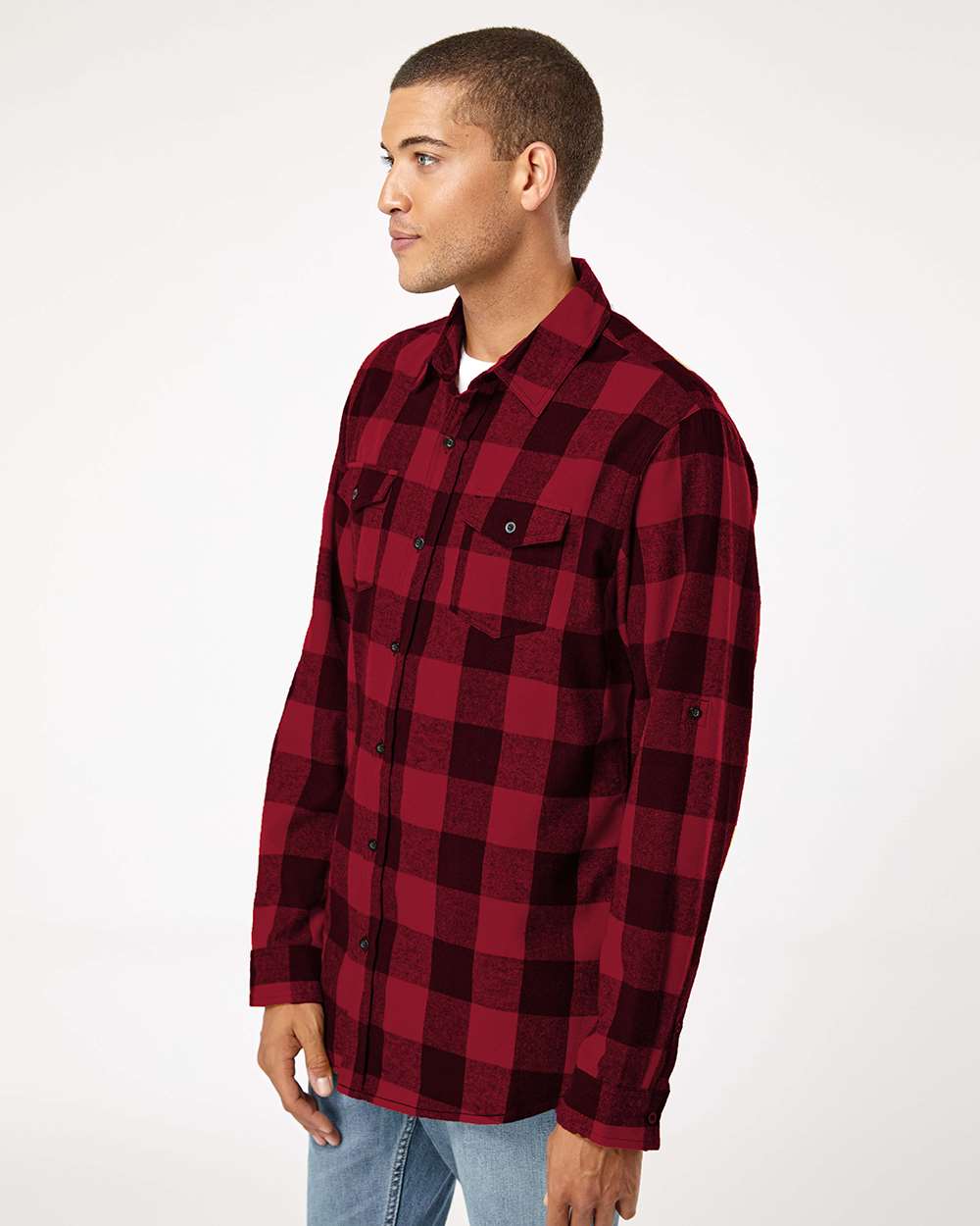 Men's Yarn-Dyed Flannel Shirt