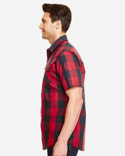 Men's Buffalo Plaid Short Sleeve Shirt