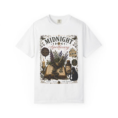 Midnight Apothecary Witchy Grimoire Halloween | Premium Graphic Tee