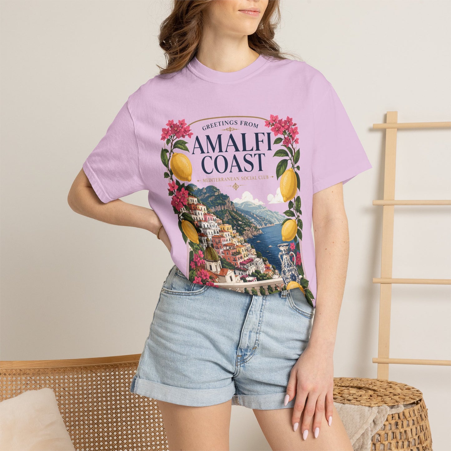 Greetings From Amalfi Coast – Mediterranean Social Club | Summer Tee