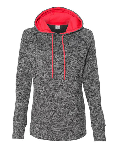 J. America 8616 Women Cosmic Fleece Hooded Sweatshirt