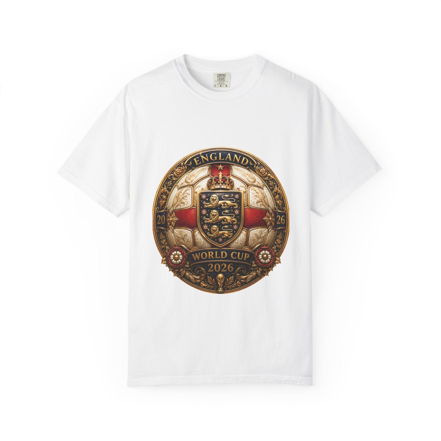 England Football World Cup 2026 Sovereign Shield Medallion | Premium Graphic Tee