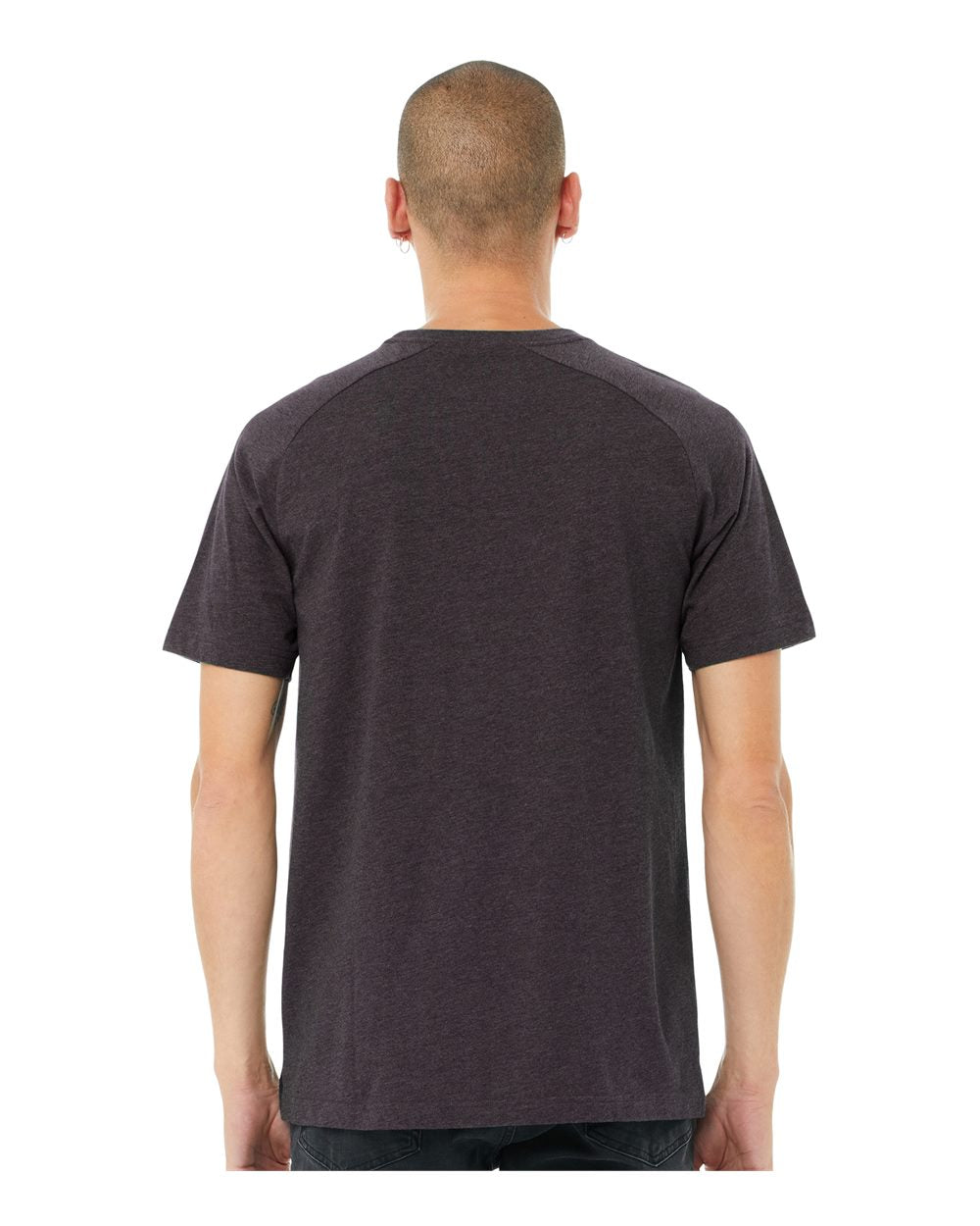 Men's Heather CVC Raglan Tee