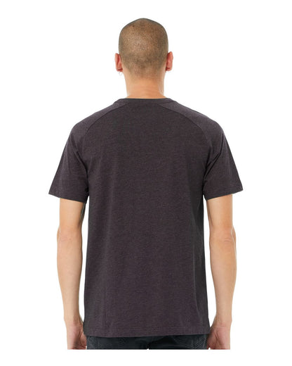 Men's Heather CVC Raglan Tee