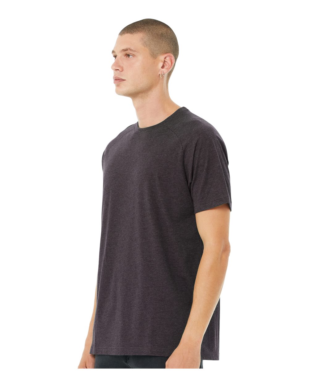 Men's Heather CVC Raglan Tee