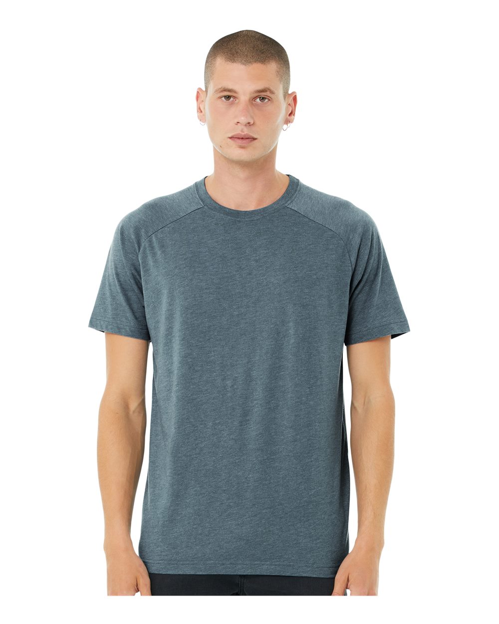 Men's Heather CVC Raglan Tee