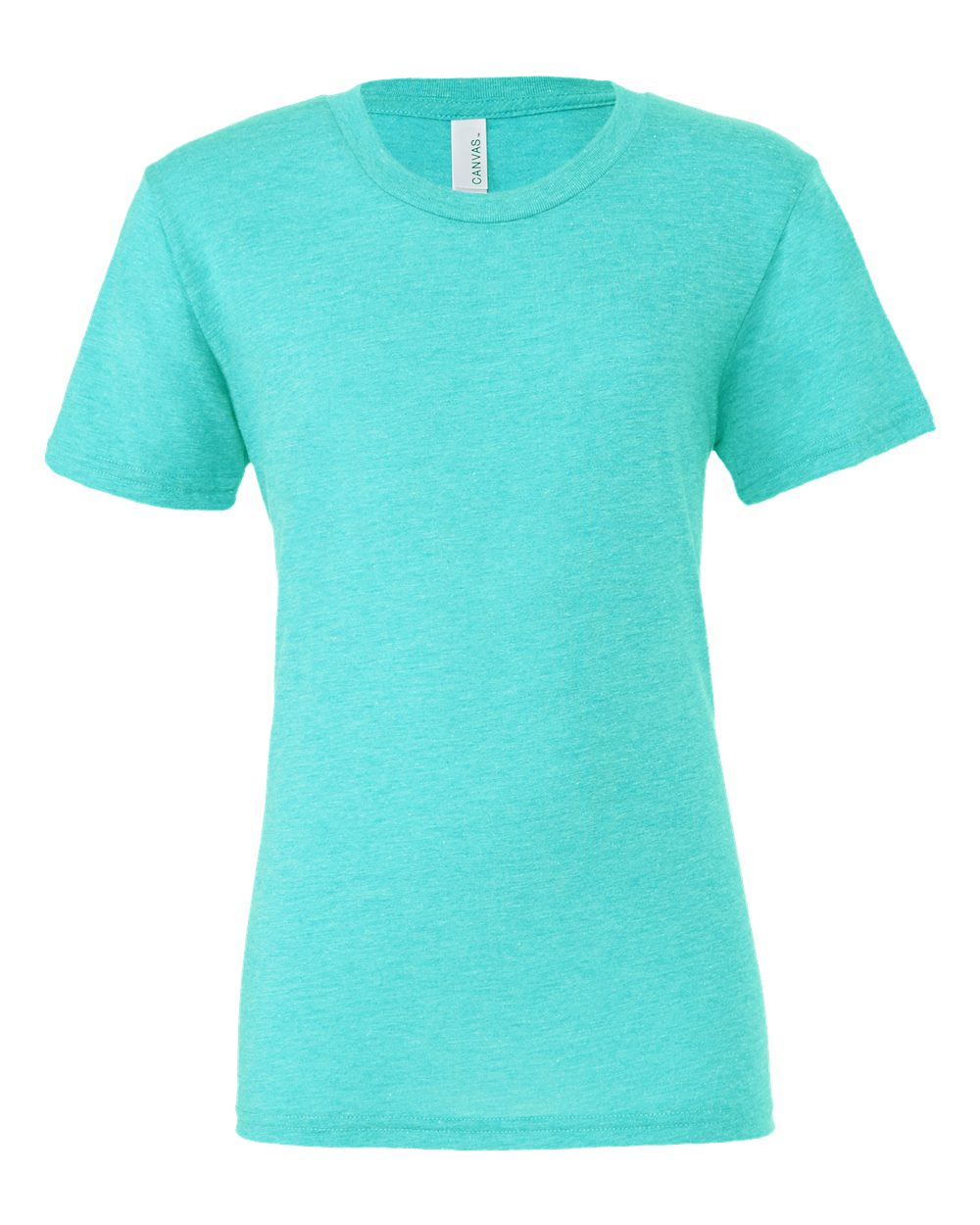 Canvas Mens Triblend Crew Neck Plain Short Sleeve T-Shirt (M) (Sea Green Triblend)