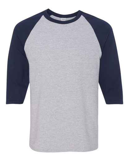 Gildan 5700 Heavy Cotton Raglan Three-Quarter Sleeve T-Shirt