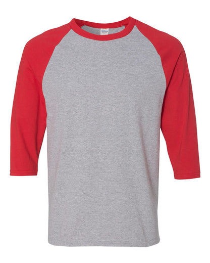 Gildan 5700 Heavy Cotton Raglan Three-Quarter Sleeve T-Shirt