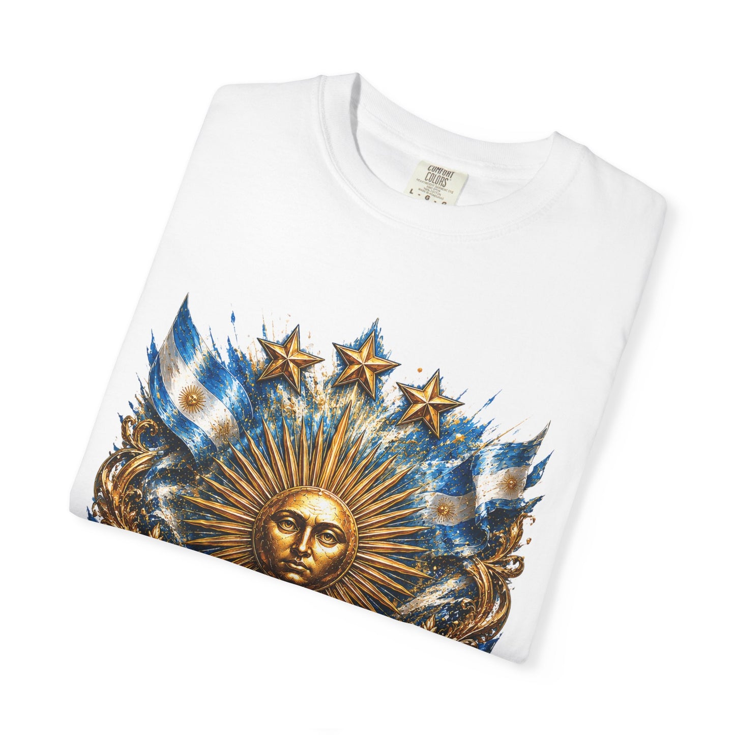 Argentina Football World Cup 2026 Sovereign Sun Crest – Imperial Glory | Premium Summer Tee