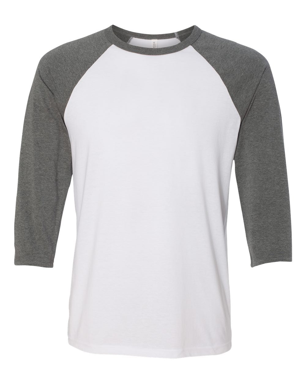 BELLA + CANVAS 3200 Three-Quarter Sleeve Baseball Tee