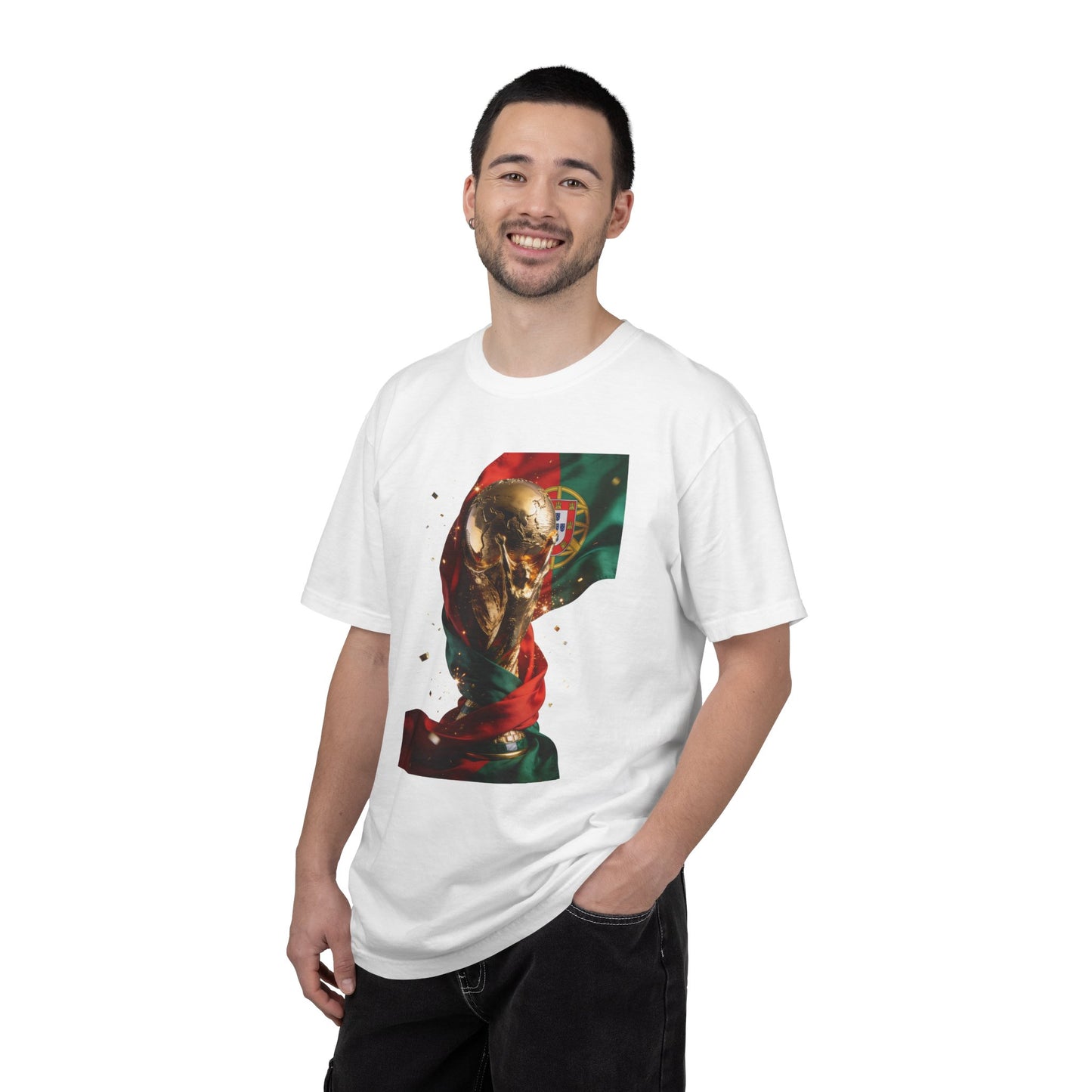 Portugal Football 'Taça de Glória' Wrapped Trophy Emblem | Premium Graphic Tee