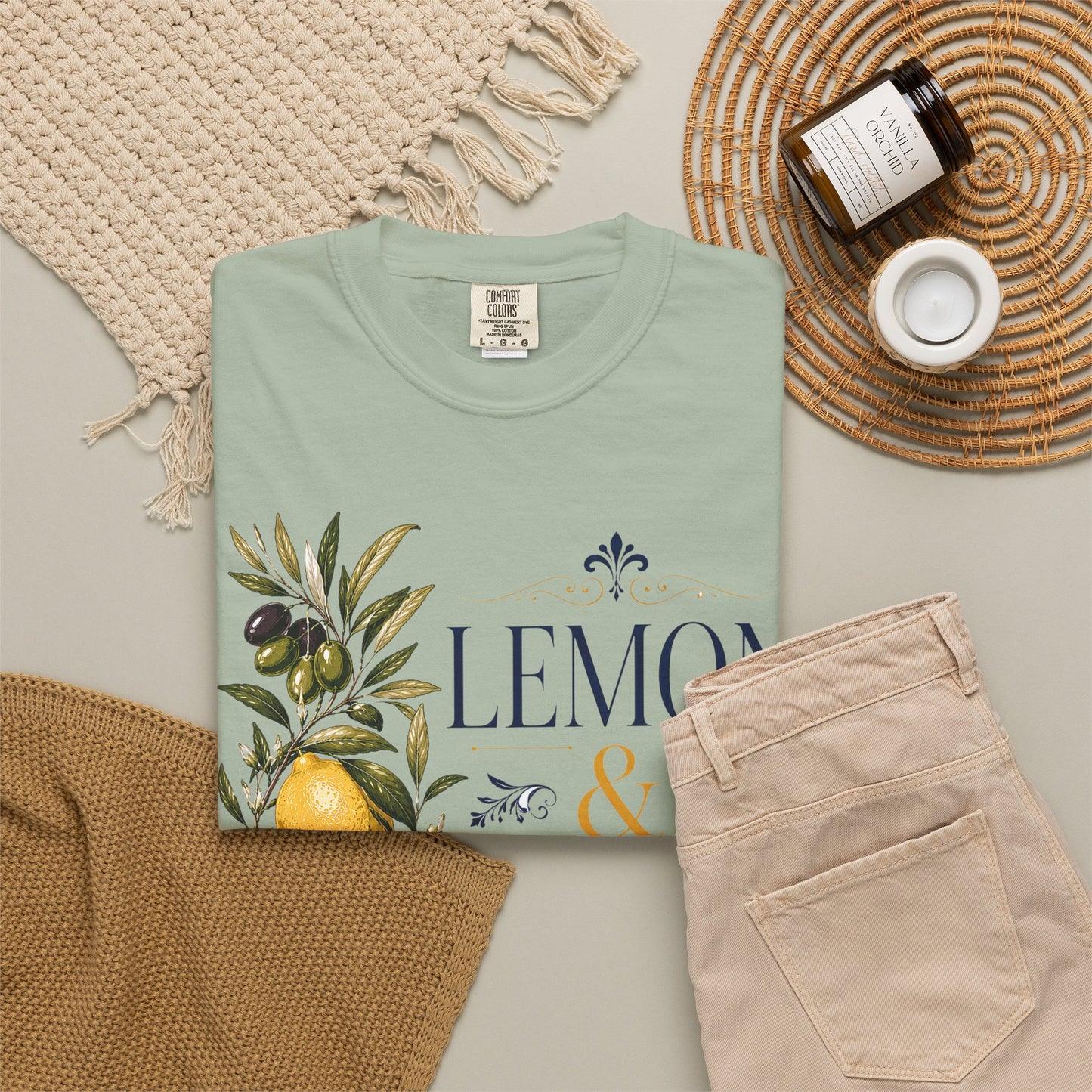 Lemon & Olive – Italian Heritage | Premium Graphic Tee