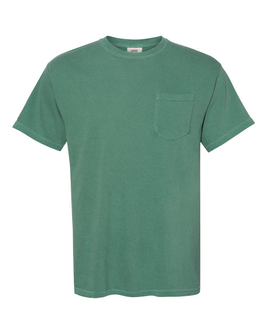 Comfort Colors 6.1 oz. Garment-Dyed Pocket T-Shirt (6030CC) Light Green, XL