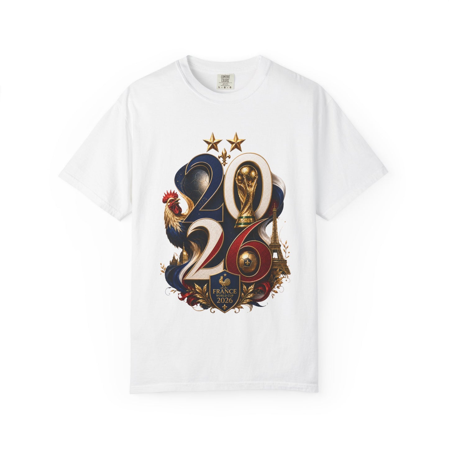France World Cup 2026 Baroque Monogram – Gallic Glory | Premium Graphic Tee