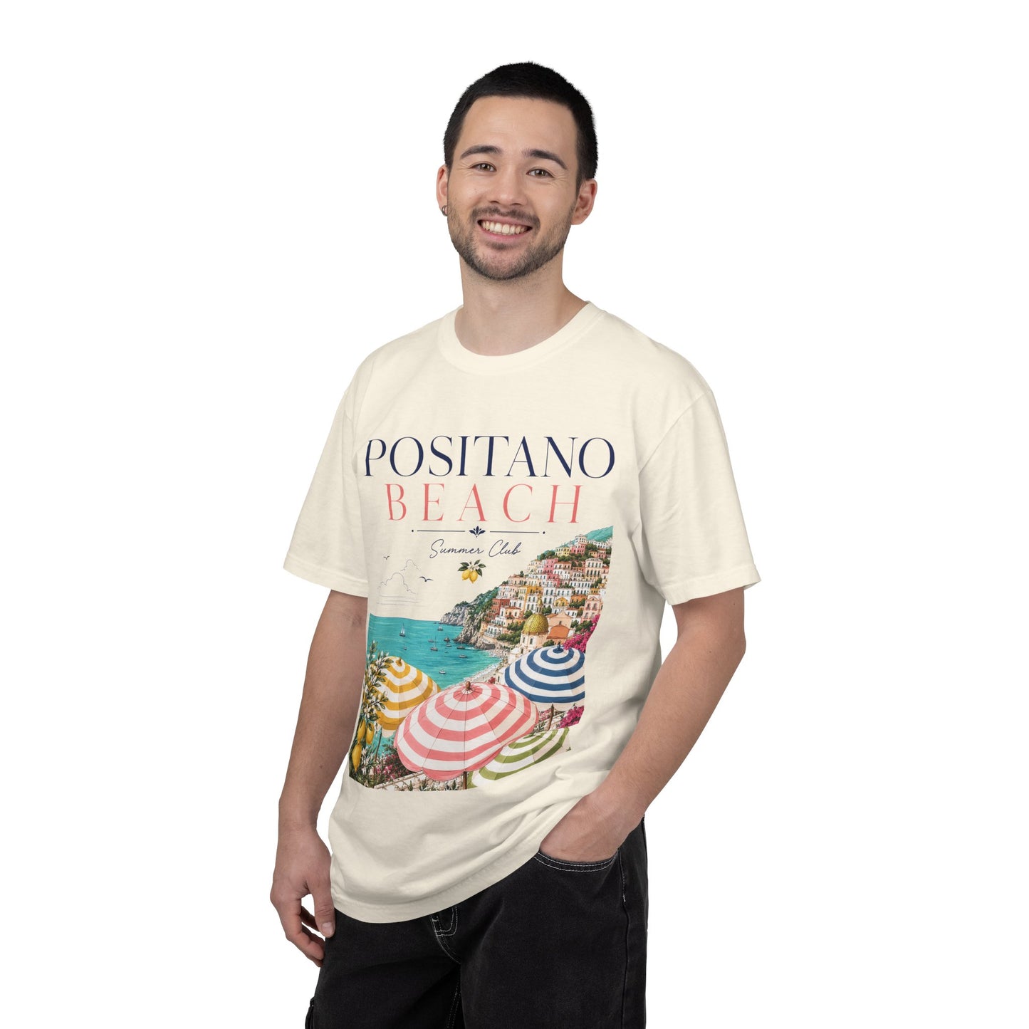 Positano Beach – Summer Club | Premium Vintage Tee