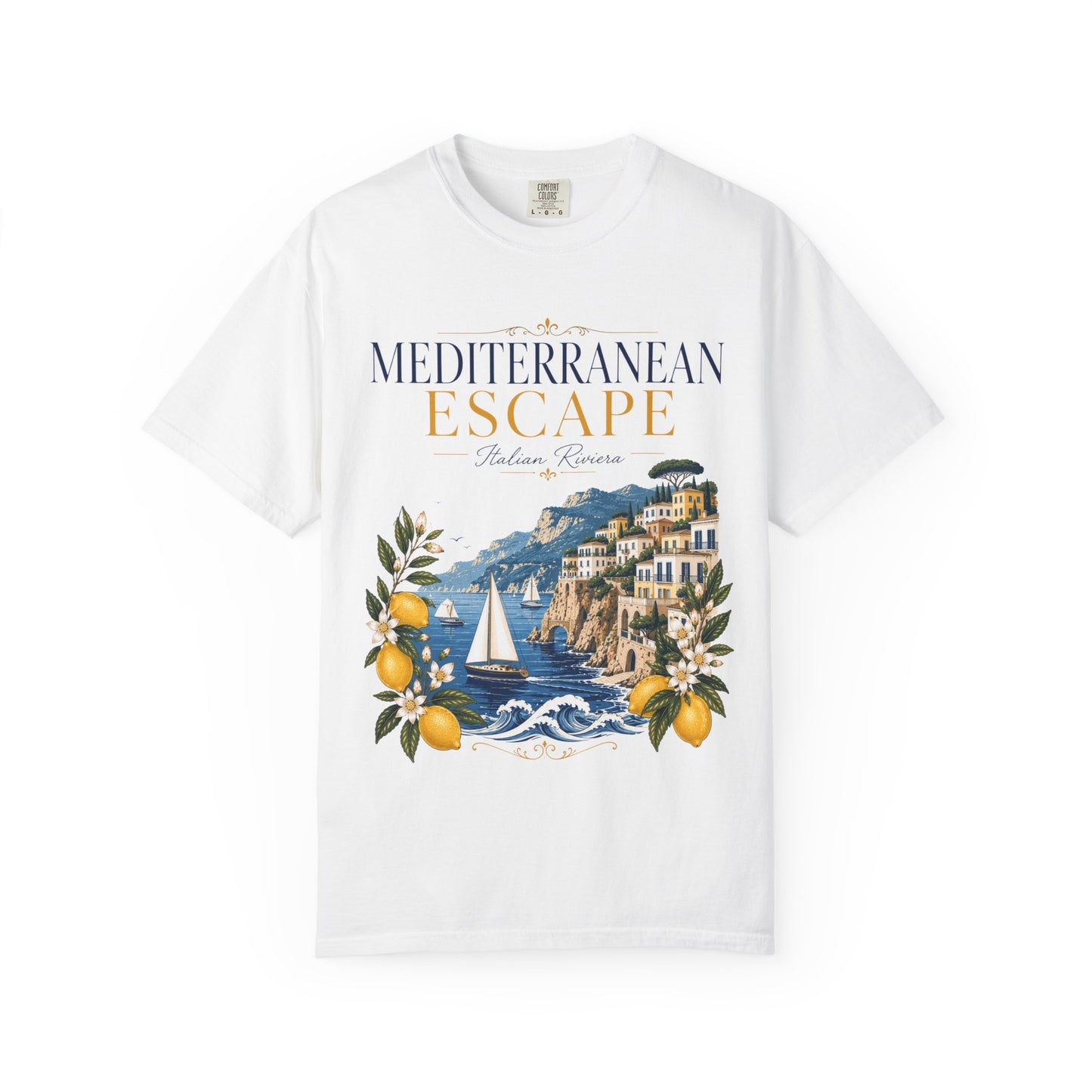 Mediterranean Escape – Italian Riviera | Premium Summer Tee