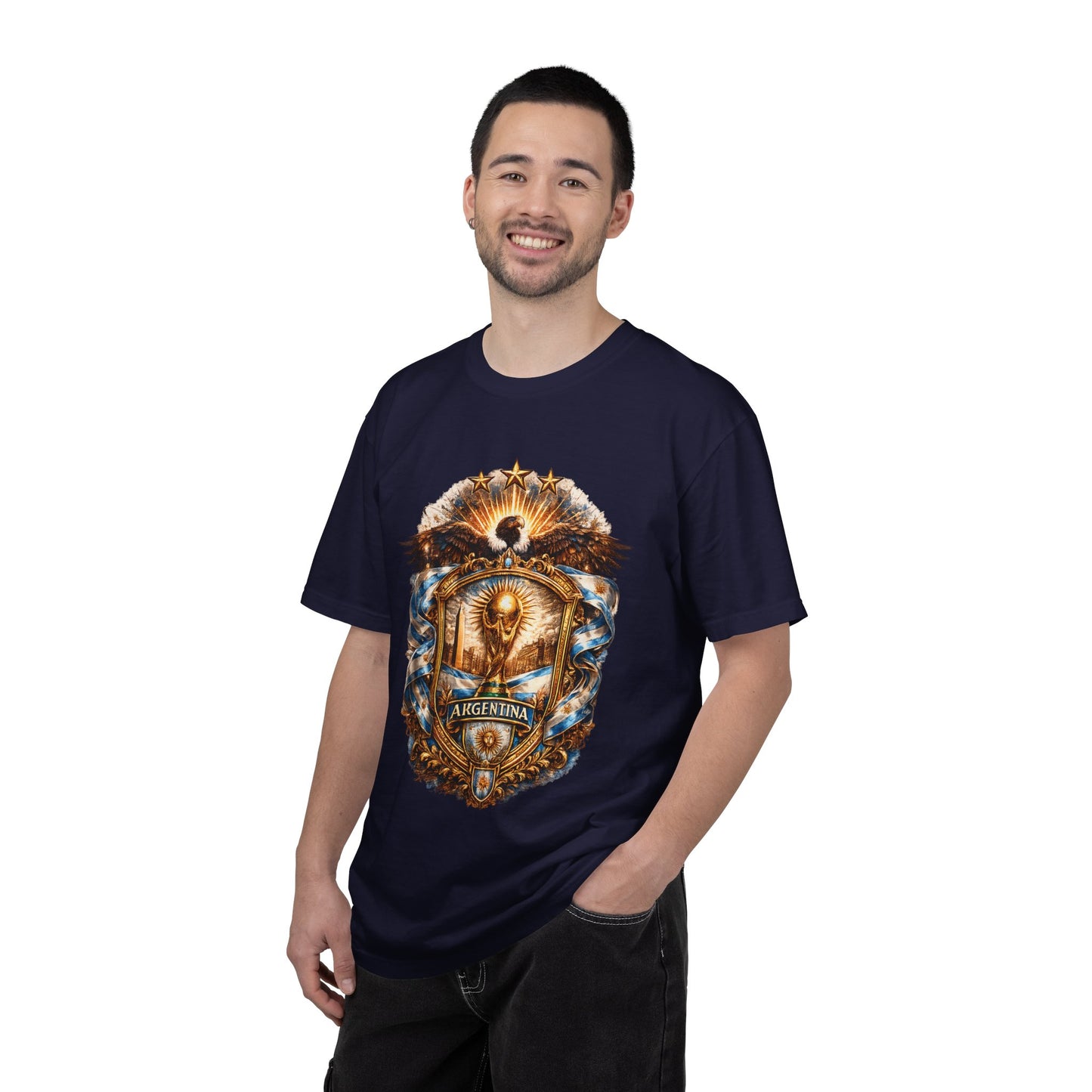 Argentina Football World Cup 'Águila de la Patria' Sovereign Shield | Premium Summer Tee