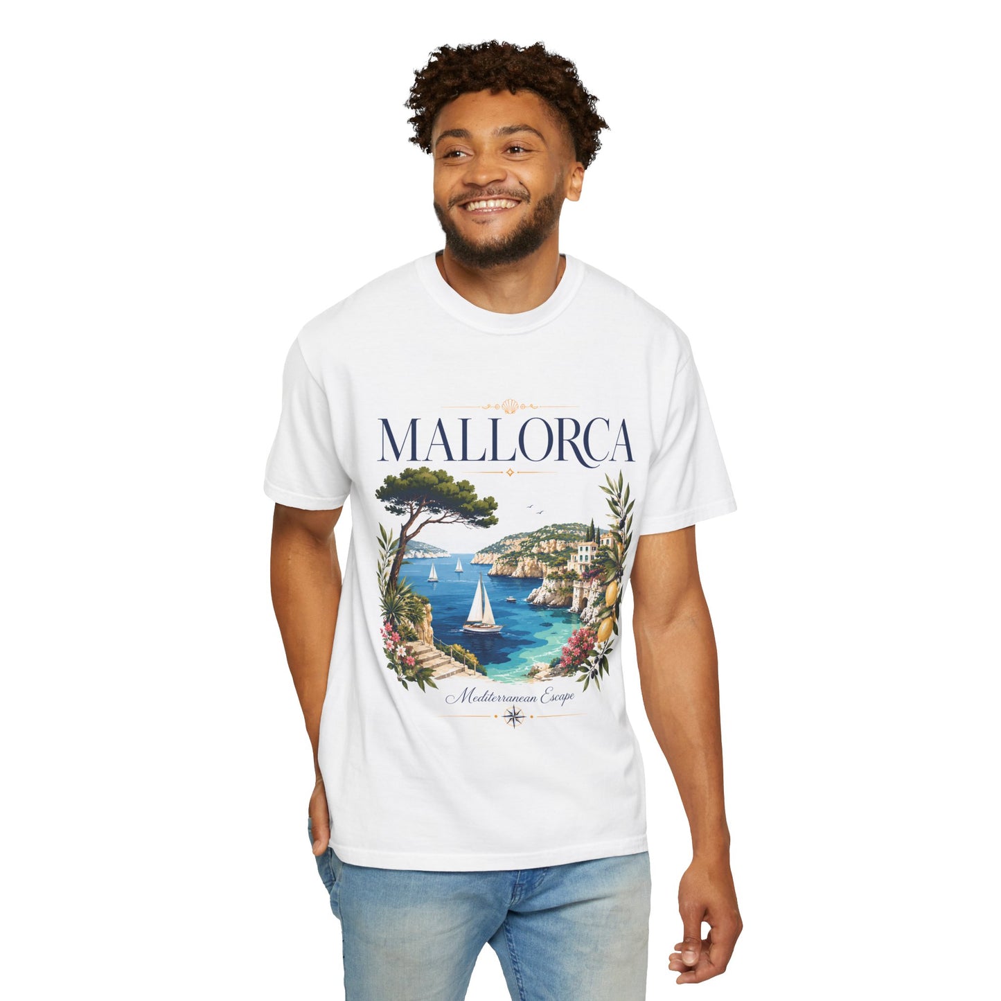 Mallorca Mediterranean Escape – Coastal Paradise | Premium Summer Tee