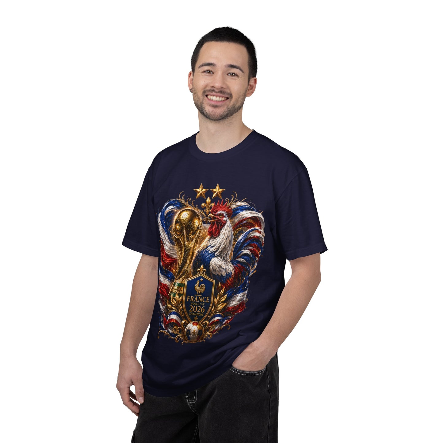 France World Cup 2026 Imperial Rooster Crest – Golden Glory | Premium Graphic Tee