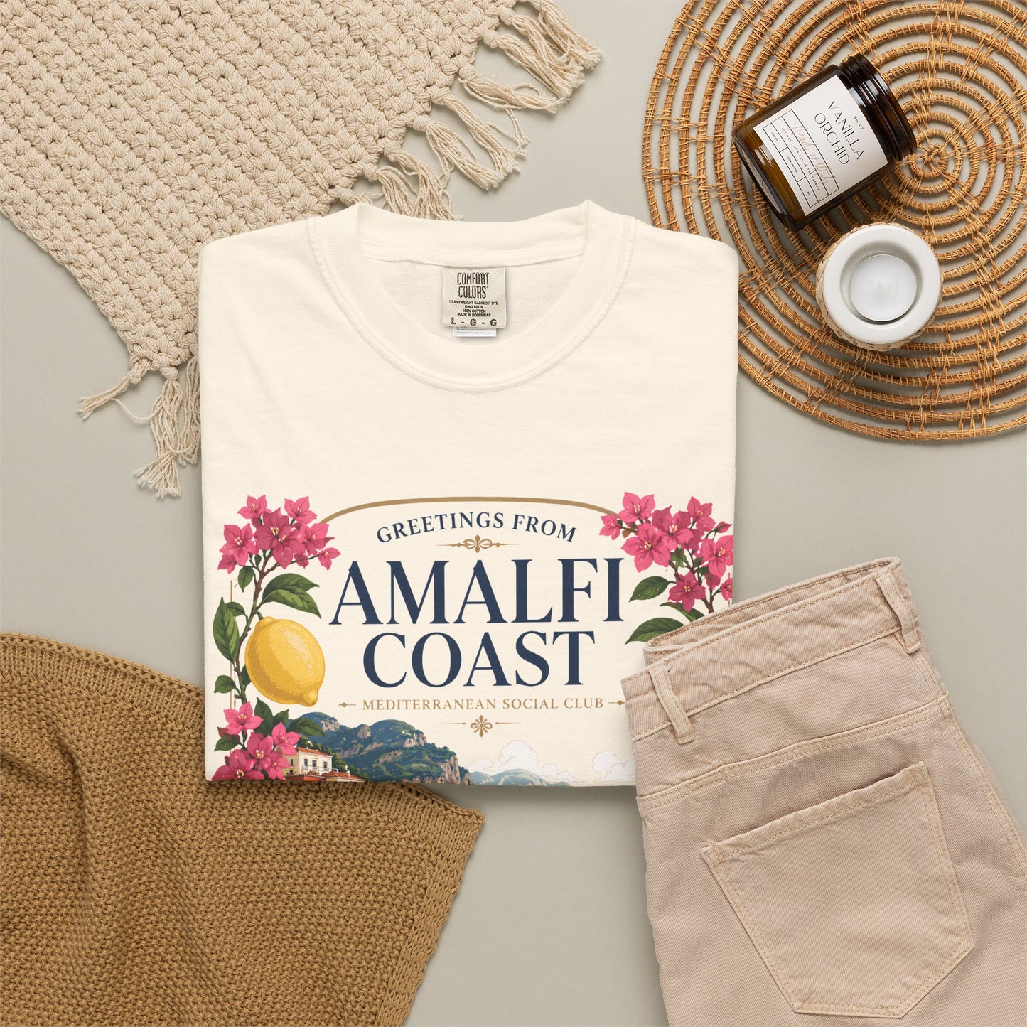 Greetings From Amalfi Coast – Mediterranean Social Club | Summer Tee