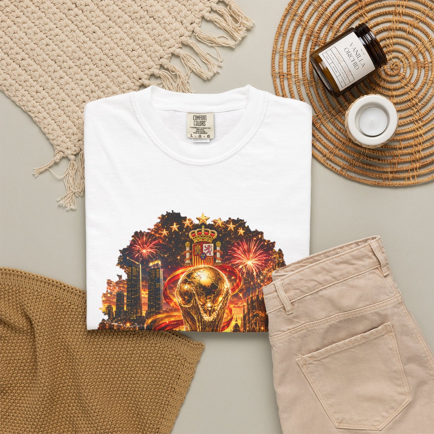 Spain Football World Cup 2026 'Fiesta de Oro' Ultimate Fan Celebration | Premium Graphic Tee