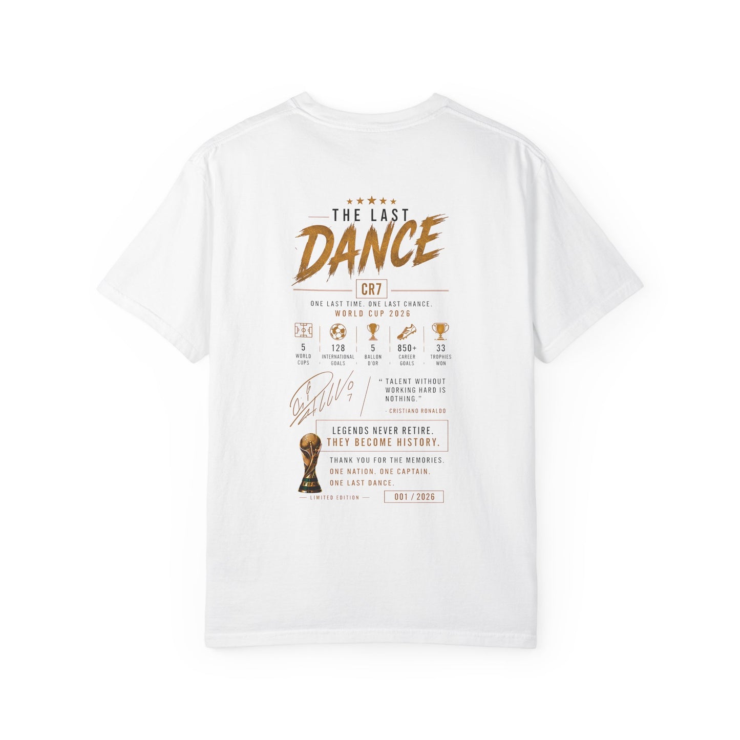 Cristiano Ronaldo – The Last Dance | Back Print Edition