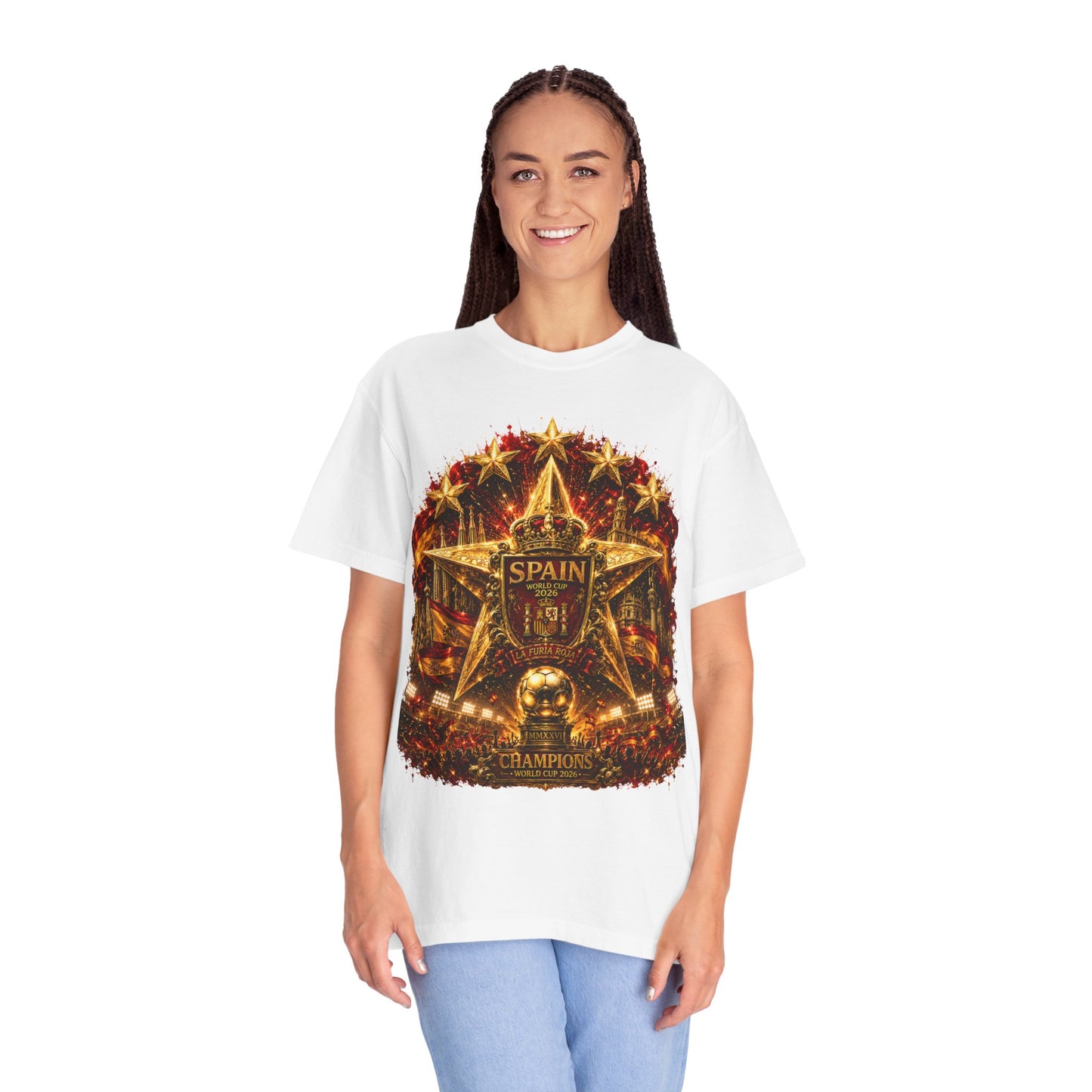 Spain Football World Cup 2026 'Estrella Sagrada' Epic Championship | Premium Graphic Tee