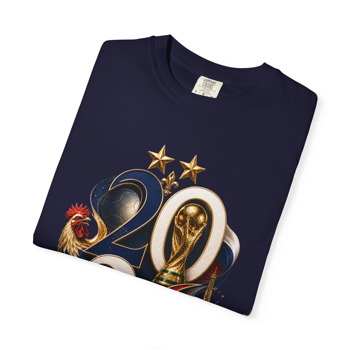 France World Cup 2026 Baroque Monogram – Gallic Glory | Premium Graphic Tee