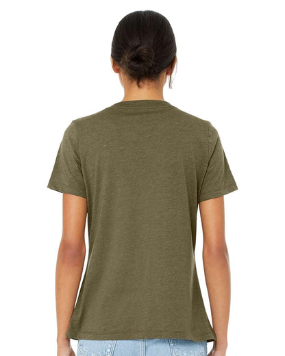 Women's Relaxed Heather CVC V-Neck Tee