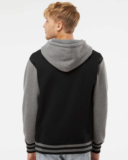 Unisex Heavyweight Varsity Full-Zip Hooded Sweatshirt