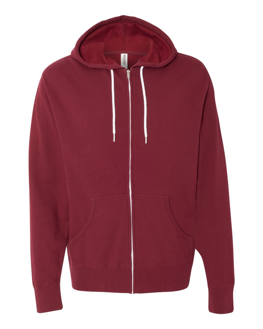 Independent Trading Co. AFX90UNZ Lightweight Full-Zip Hooded Sweatshirt