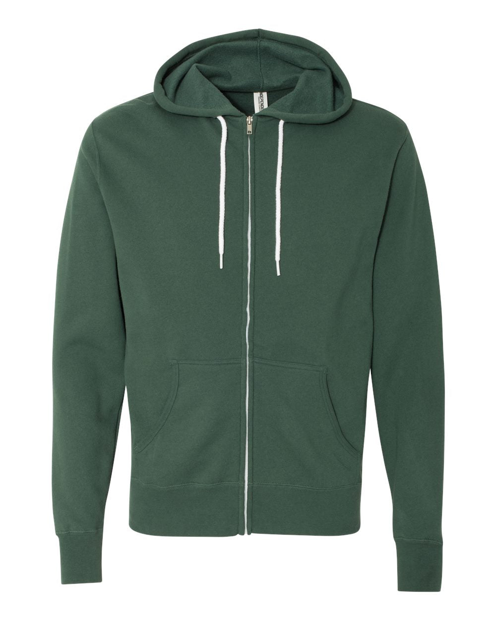 Independent Trading Co. AFX90UNZ Lightweight Full-Zip Hooded Sweatshirt