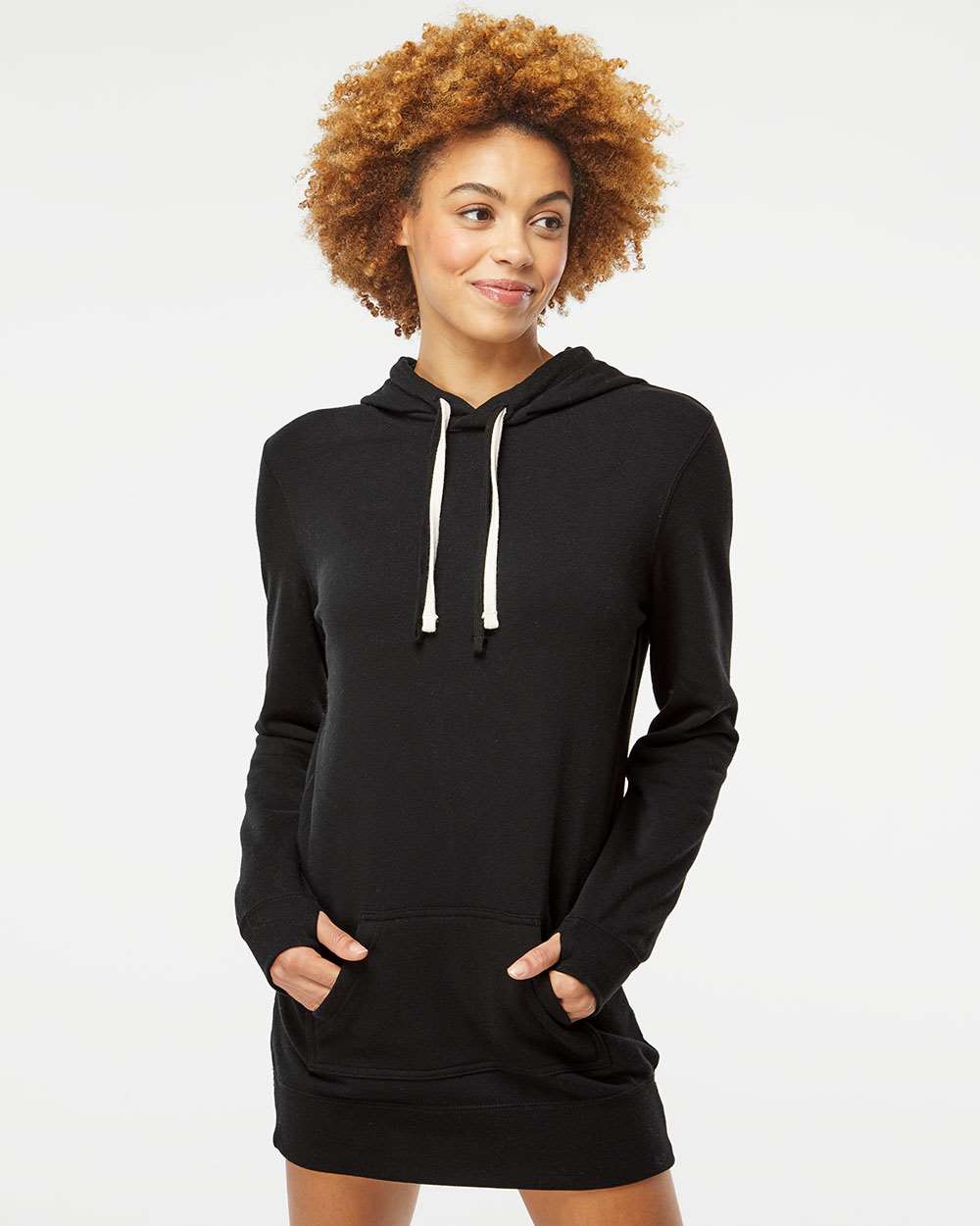 WomenÂ’s Special Blend Hooded Sweatshirt Dress