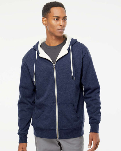 Unisex Sherpa-Lined Hooded Sweatshirt