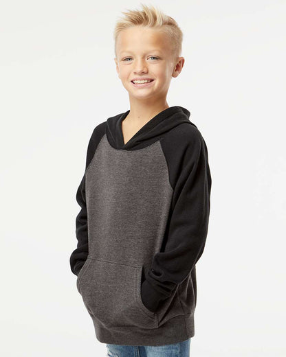 Youth Lightweight Special Blend Raglan Hooded Sweatshirt