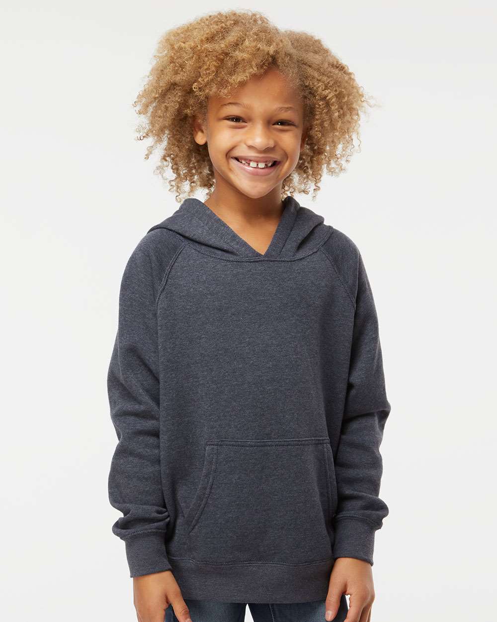 Youth Lightweight Special Blend Raglan Hooded Sweatshirt