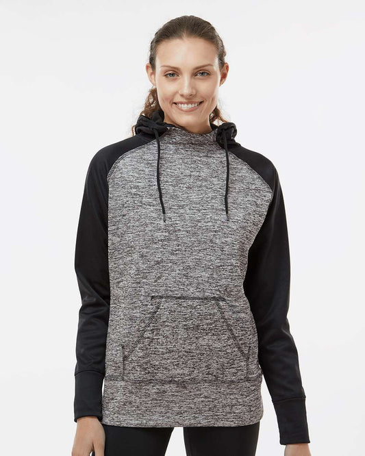 WomenÂ’s Colorblocked Cosmic Fleece Hooded Sweatshirt